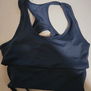 SHEIN Deep Blue Sports Bra